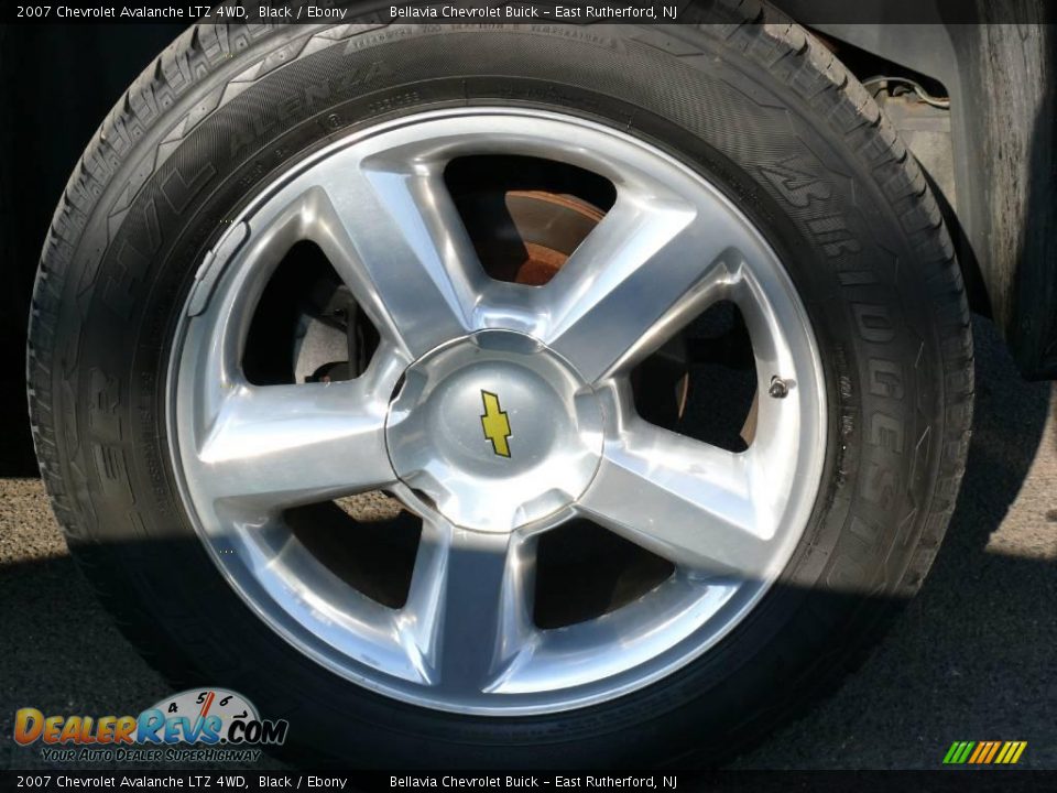 2007 Chevrolet Avalanche LTZ 4WD Black / Ebony Photo #14