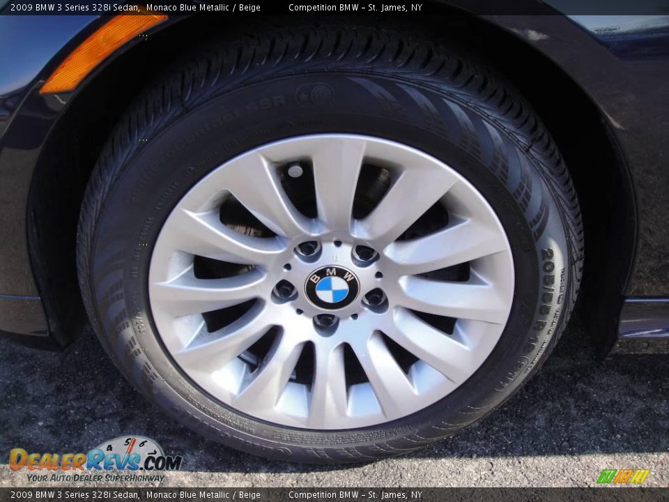 2009 BMW 3 Series 328i Sedan Monaco Blue Metallic / Beige Photo #7