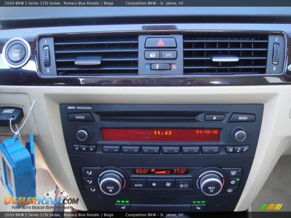2009 BMW 3 Series 328i Sedan Monaco Blue Metallic / Beige Photo #12