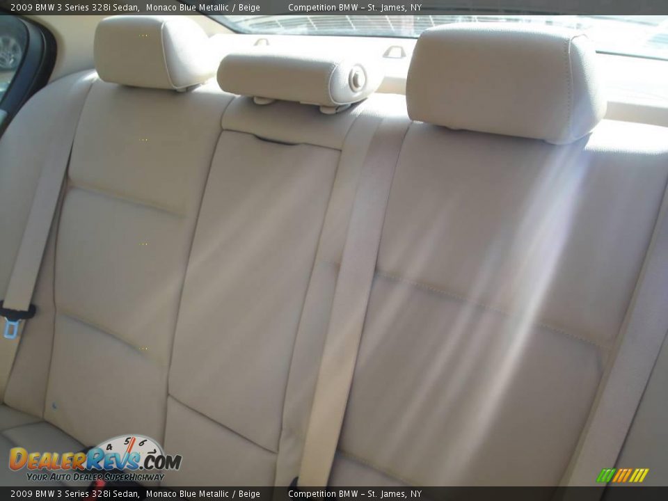 2009 BMW 3 Series 328i Sedan Monaco Blue Metallic / Beige Photo #14