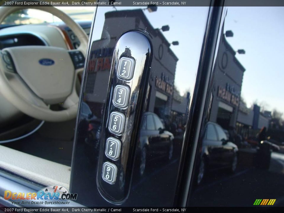 2007 Ford Explorer Eddie Bauer 4x4 Dark Cherry Metallic / Camel Photo #8