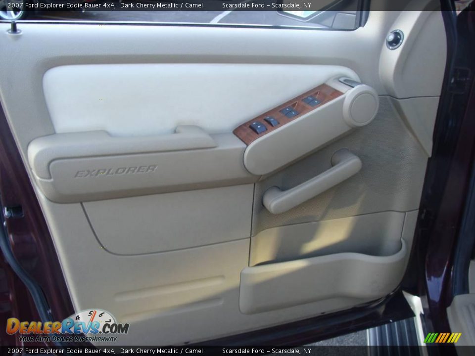 2007 Ford Explorer Eddie Bauer 4x4 Dark Cherry Metallic / Camel Photo #10