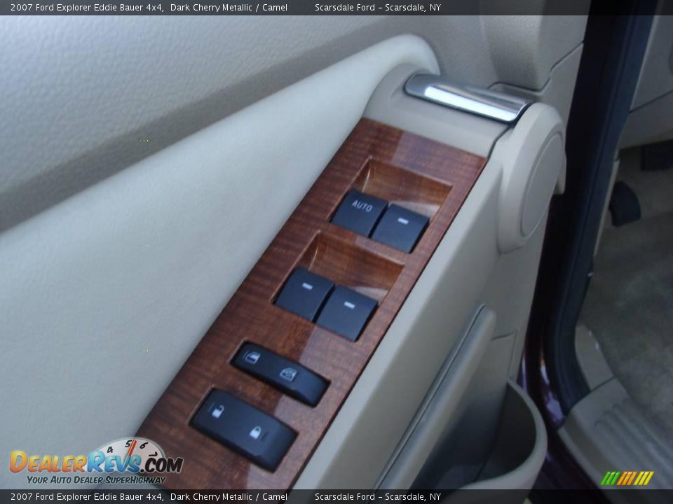 2007 Ford Explorer Eddie Bauer 4x4 Dark Cherry Metallic / Camel Photo #11