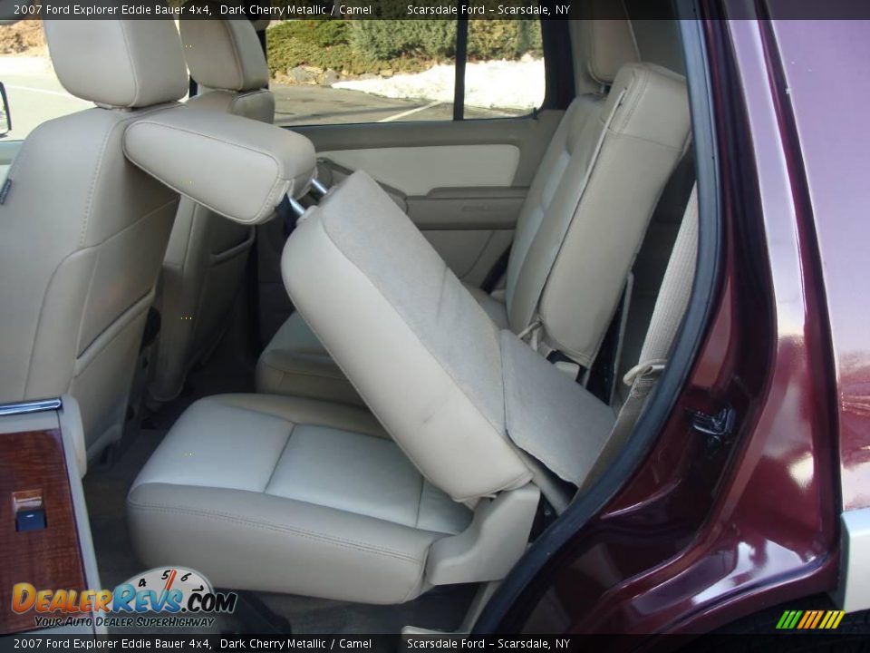 2007 Ford Explorer Eddie Bauer 4x4 Dark Cherry Metallic / Camel Photo #17