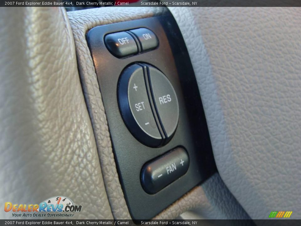 2007 Ford Explorer Eddie Bauer 4x4 Dark Cherry Metallic / Camel Photo #19