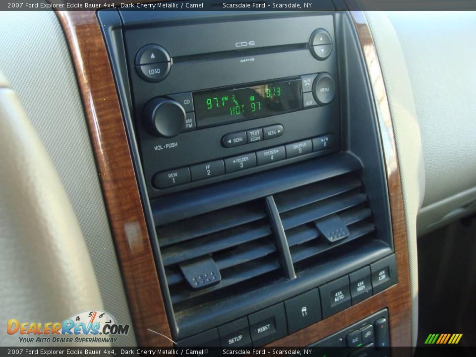 2007 Ford Explorer Eddie Bauer 4x4 Dark Cherry Metallic / Camel Photo #21