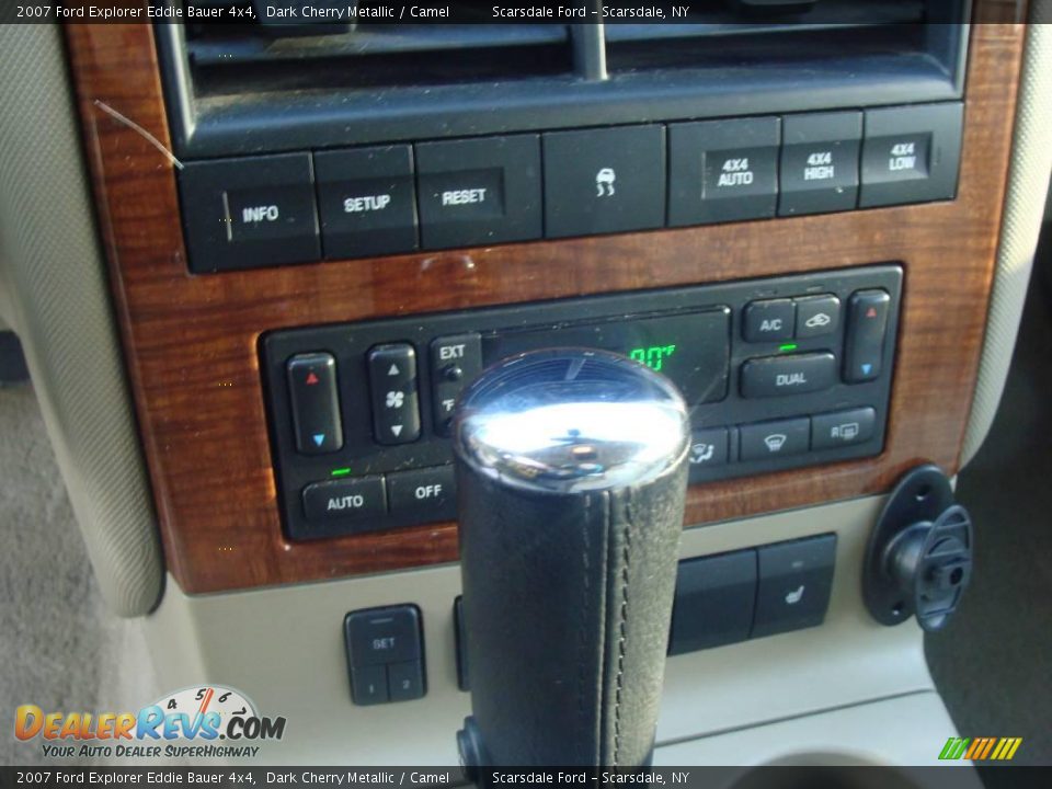 2007 Ford Explorer Eddie Bauer 4x4 Dark Cherry Metallic / Camel Photo #22