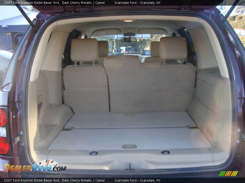 2007 Ford Explorer Eddie Bauer 4x4 Dark Cherry Metallic / Camel Photo #25