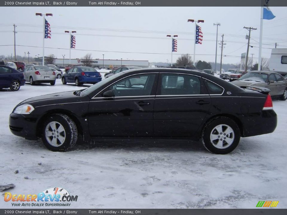 2009 Chevrolet Impala LT Black / Ebony Photo #2