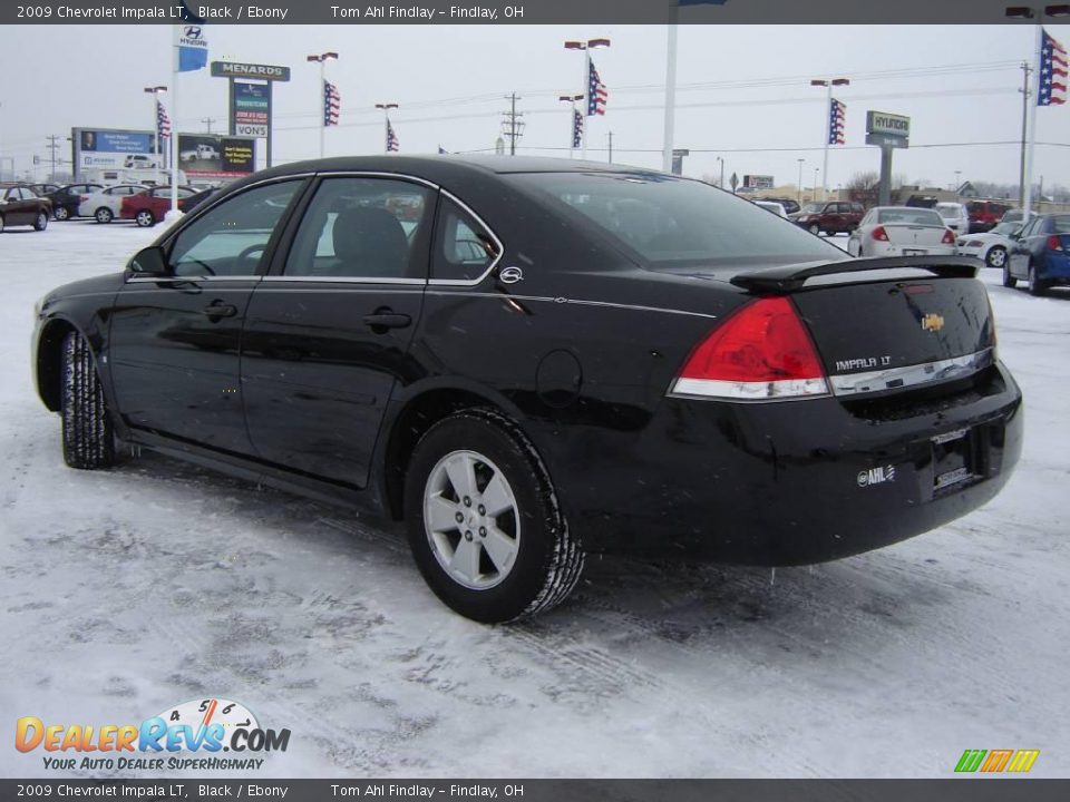 2009 Chevrolet Impala LT Black / Ebony Photo #3
