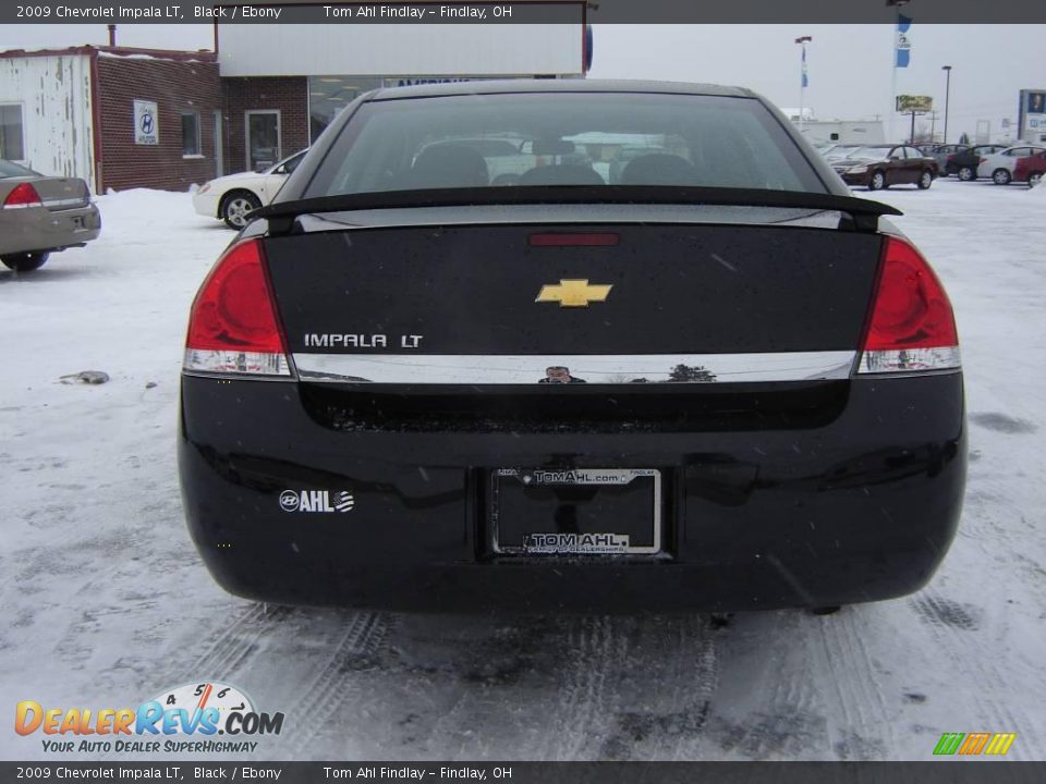 2009 Chevrolet Impala LT Black / Ebony Photo #4