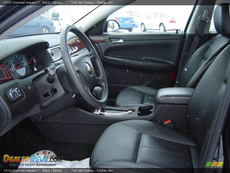 2009 Chevrolet Impala LT Black / Ebony Photo #9