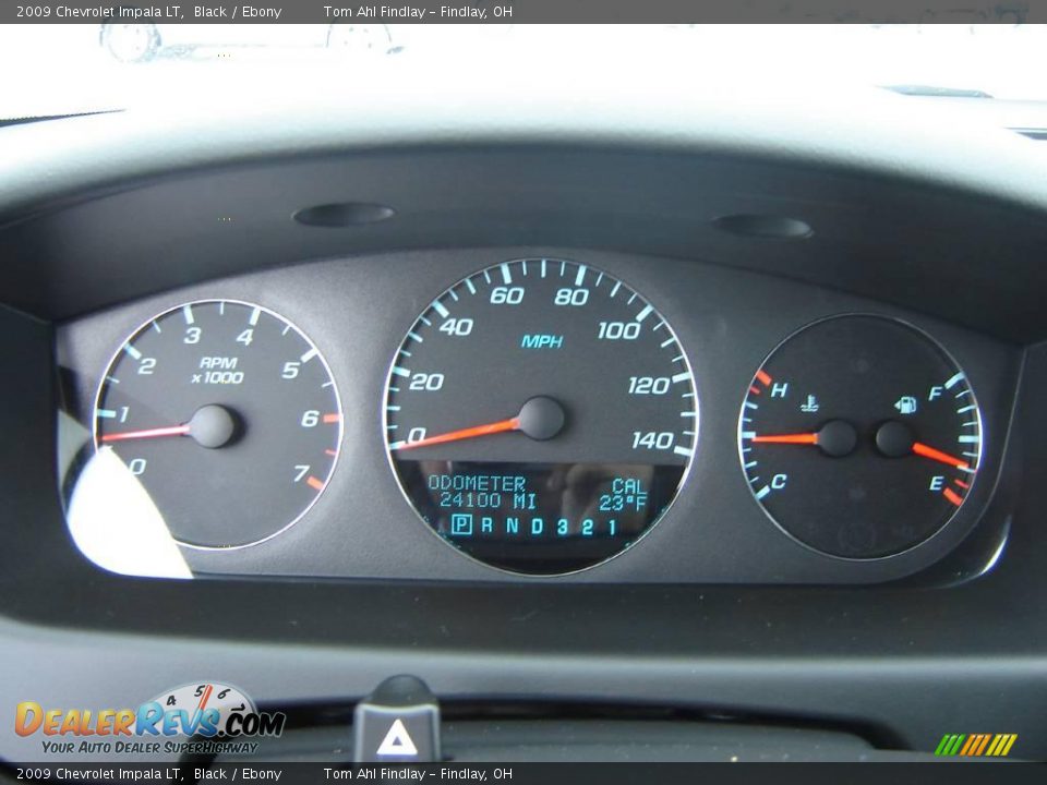 2009 Chevrolet Impala LT Black / Ebony Photo #15