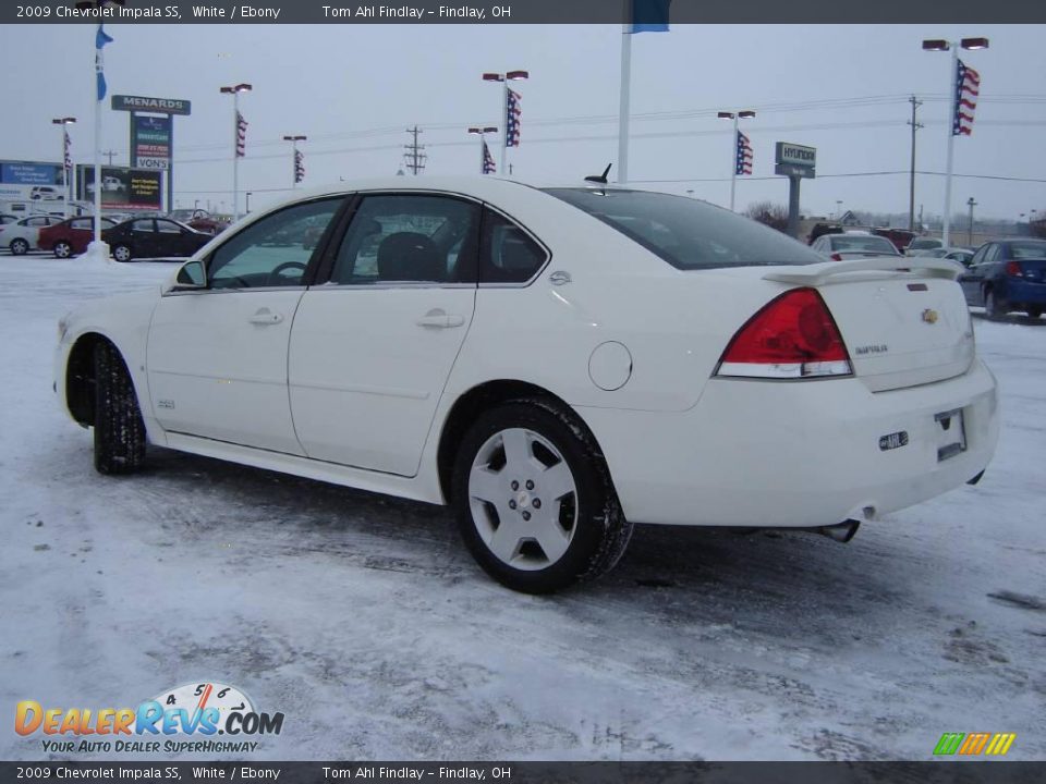 2009 Chevrolet Impala SS White / Ebony Photo #3