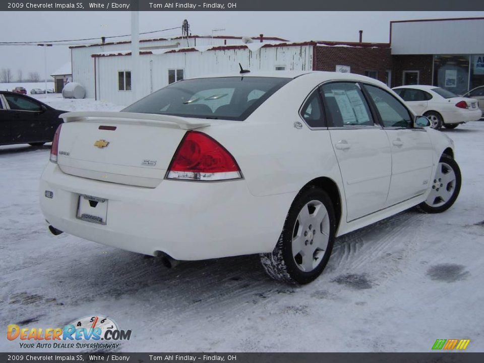 2009 Chevrolet Impala SS White / Ebony Photo #5
