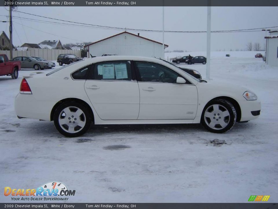 2009 Chevrolet Impala SS White / Ebony Photo #6