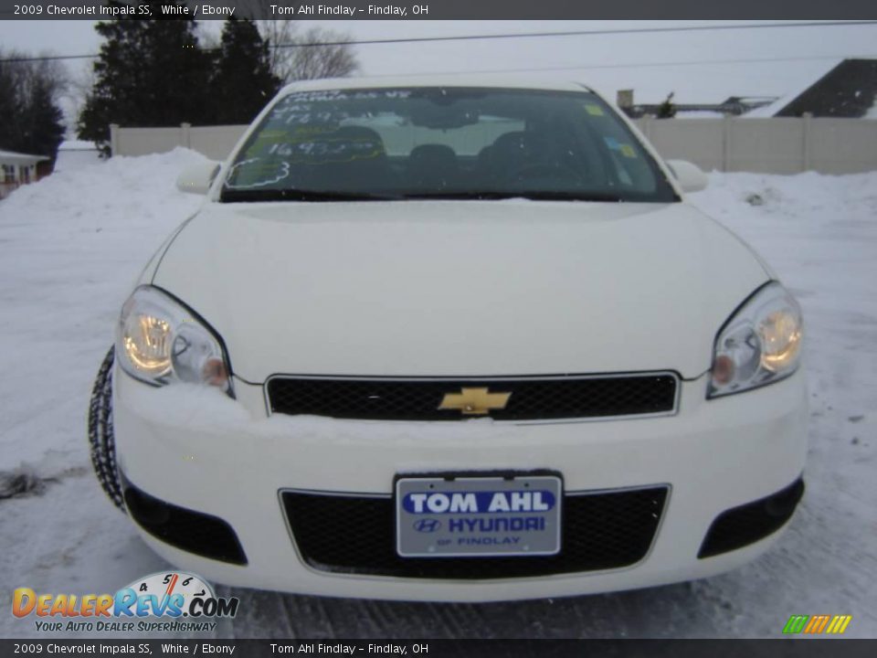 2009 Chevrolet Impala SS White / Ebony Photo #8