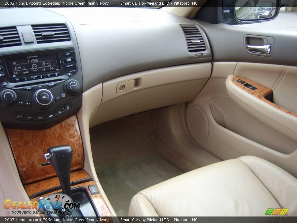 2003 Honda Accord EX Sedan Noble Green Pearl / Ivory Photo #12