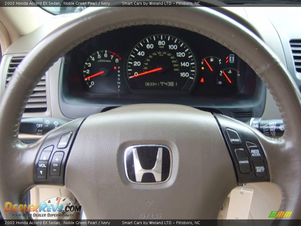 2003 Honda Accord EX Sedan Noble Green Pearl / Ivory Photo #15
