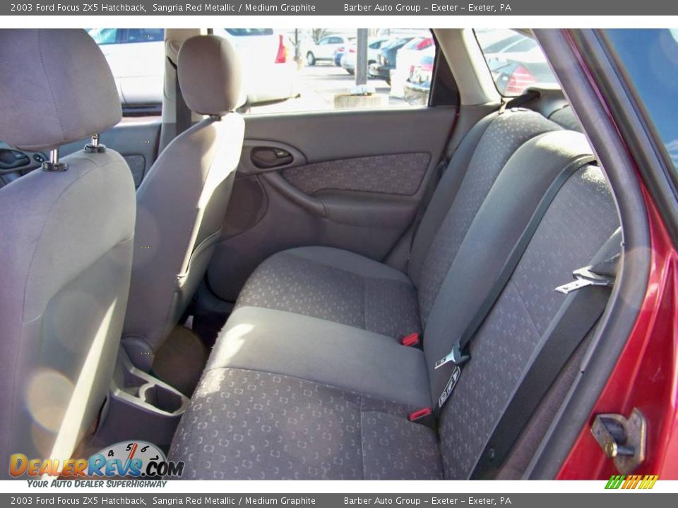 2003 Ford Focus ZX5 Hatchback Sangria Red Metallic / Medium Graphite Photo #15
