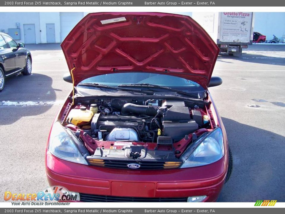 2003 Ford Focus ZX5 Hatchback Sangria Red Metallic / Medium Graphite Photo #23