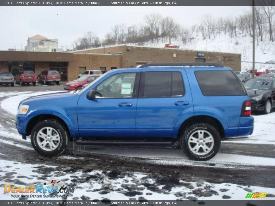 2010 Ford Explorer XLT 4x4 Blue Flame Metallic / Black Photo #6