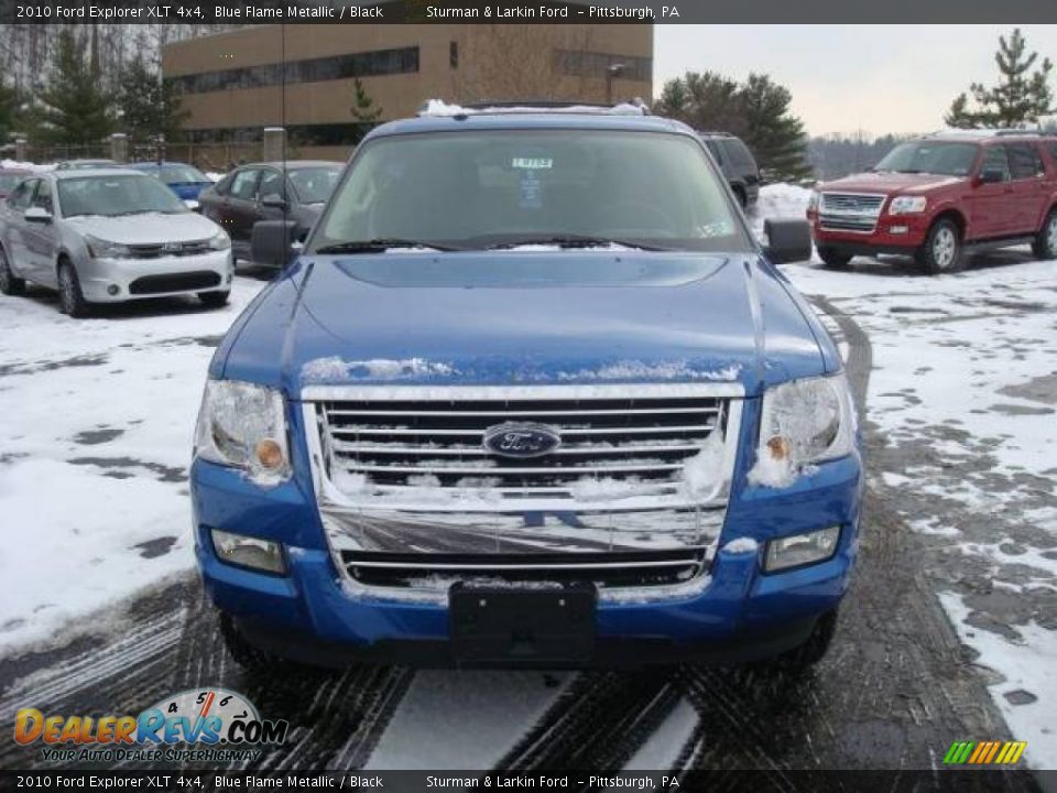 2010 Ford Explorer XLT 4x4 Blue Flame Metallic / Black Photo #8