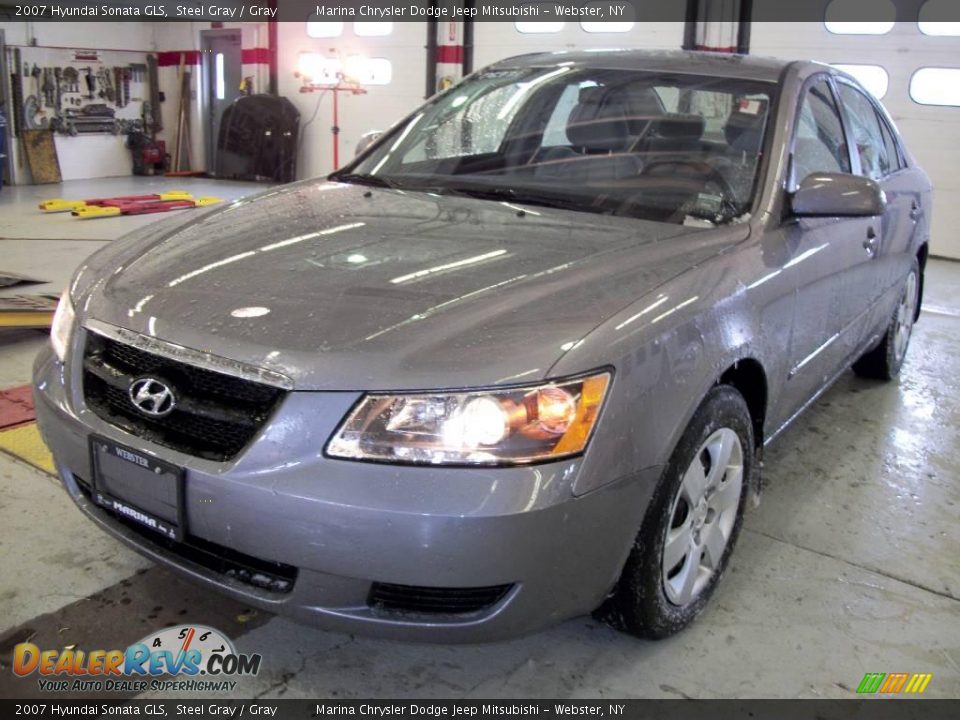 2007 Hyundai Sonata GLS Steel Gray / Gray Photo #1