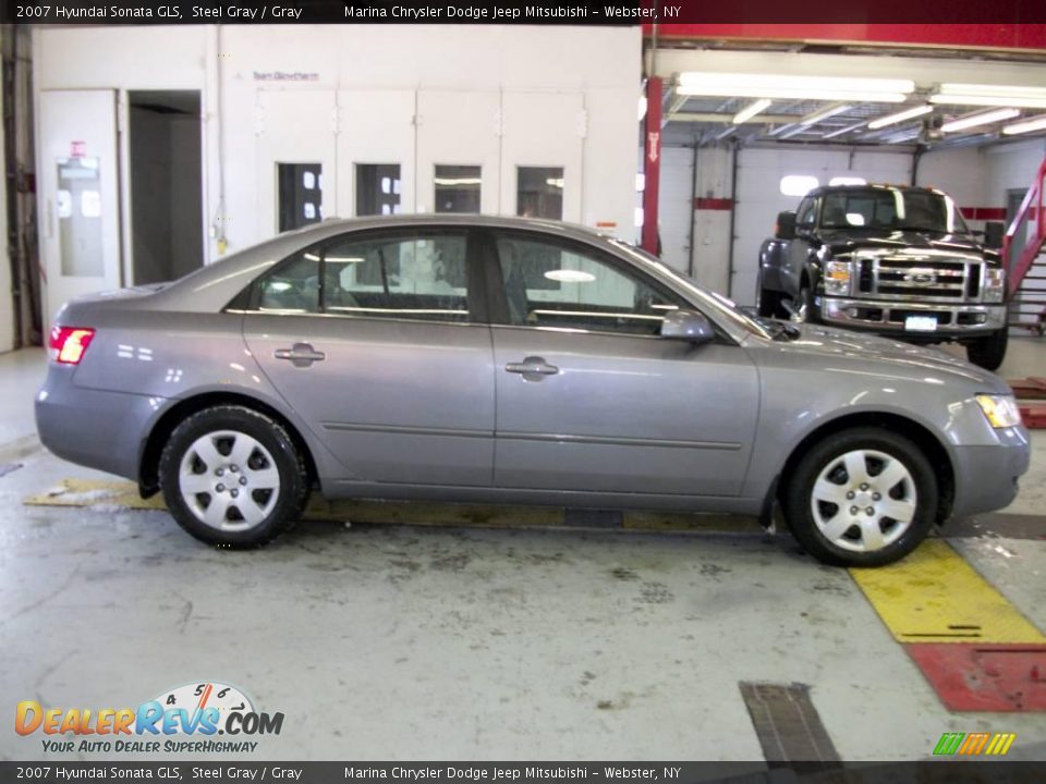 2007 Hyundai Sonata GLS Steel Gray / Gray Photo #6