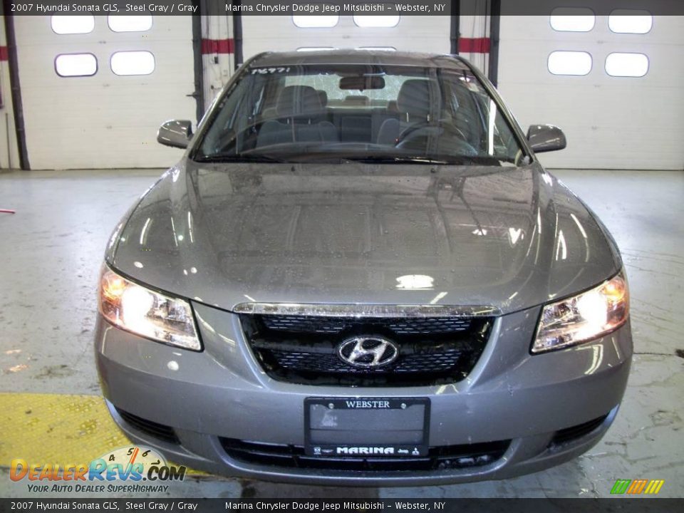 2007 Hyundai Sonata GLS Steel Gray / Gray Photo #8