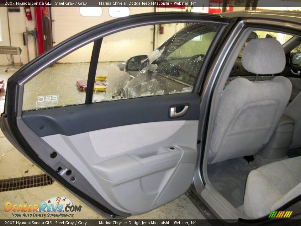 2007 Hyundai Sonata GLS Steel Gray / Gray Photo #11