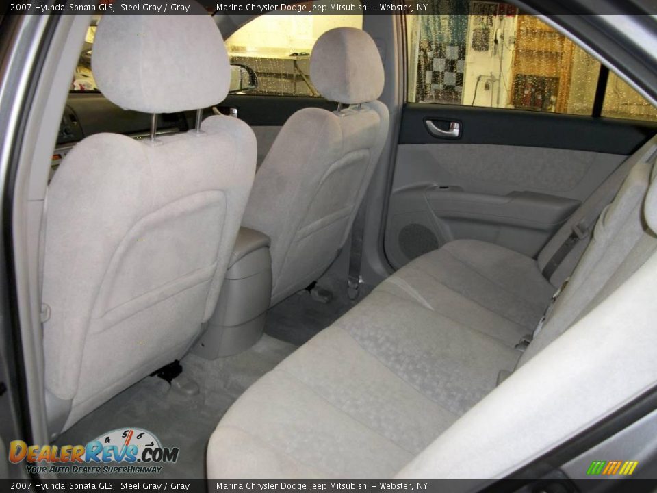 2007 Hyundai Sonata GLS Steel Gray / Gray Photo #12