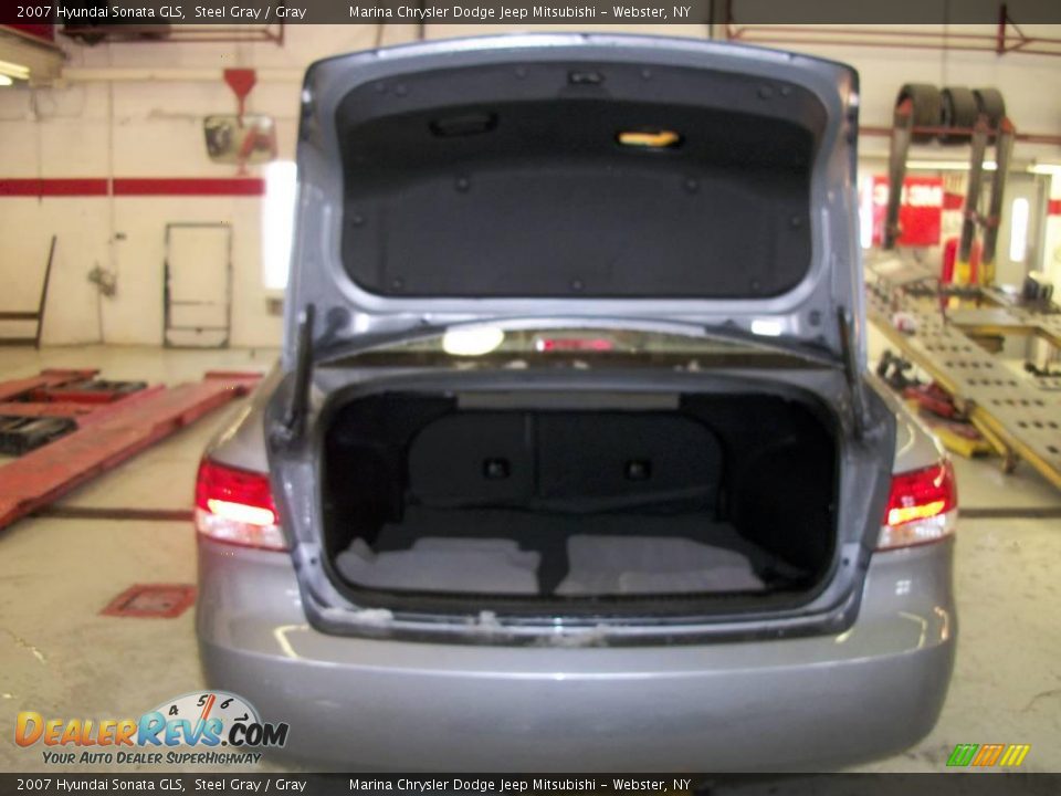 2007 Hyundai Sonata GLS Steel Gray / Gray Photo #13
