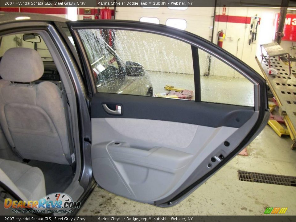 2007 Hyundai Sonata GLS Steel Gray / Gray Photo #15
