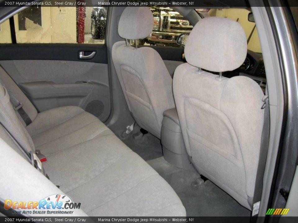 2007 Hyundai Sonata GLS Steel Gray / Gray Photo #16