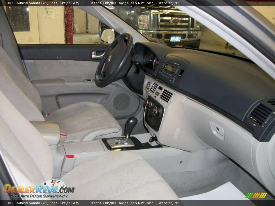 2007 Hyundai Sonata GLS Steel Gray / Gray Photo #18