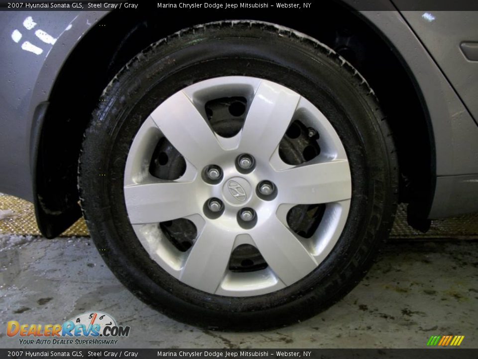 2007 Hyundai Sonata GLS Steel Gray / Gray Photo #19
