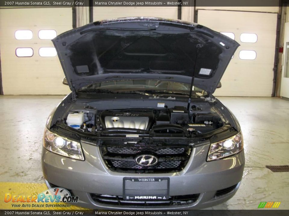 2007 Hyundai Sonata GLS Steel Gray / Gray Photo #20
