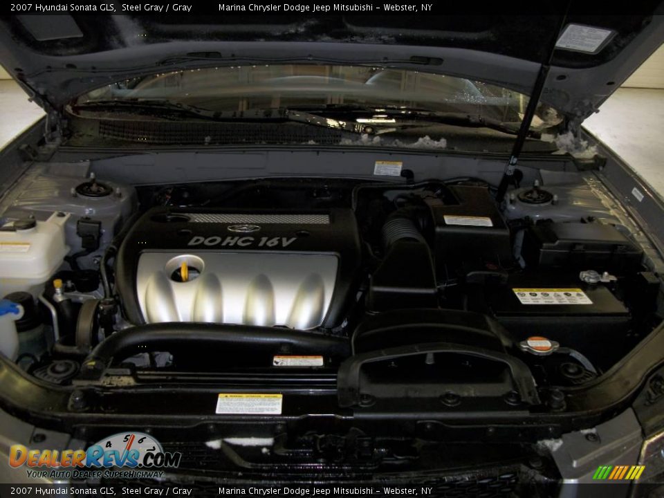 2007 Hyundai Sonata GLS Steel Gray / Gray Photo #21