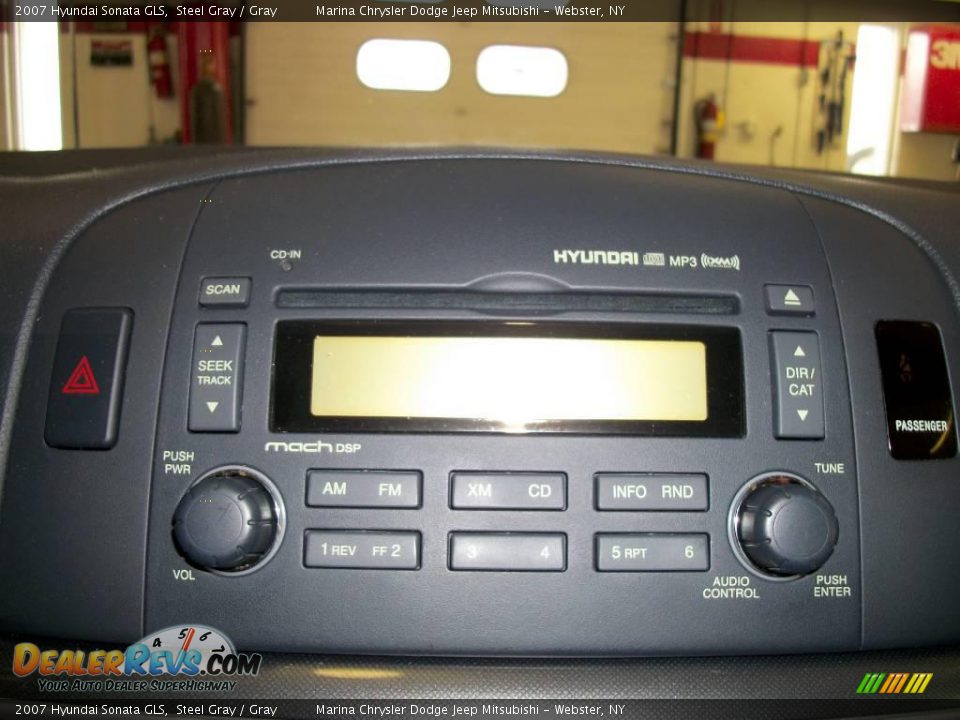 2007 Hyundai Sonata GLS Steel Gray / Gray Photo #24