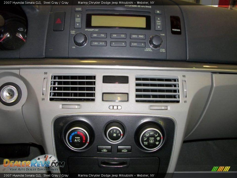 2007 Hyundai Sonata GLS Steel Gray / Gray Photo #25