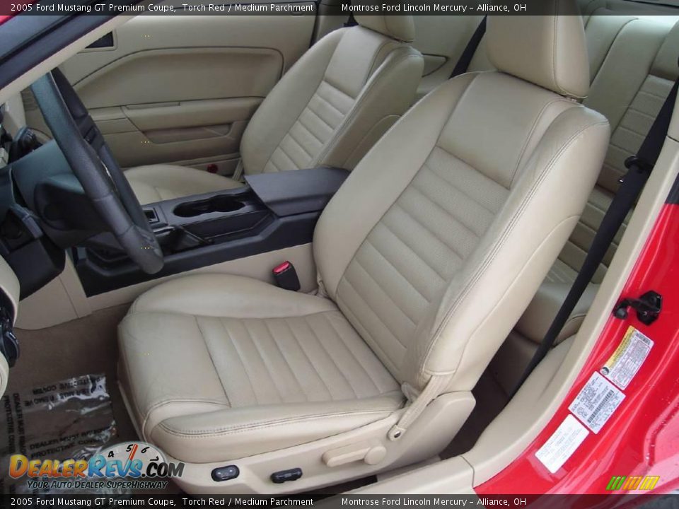2005 Ford Mustang GT Premium Coupe Torch Red / Medium Parchment Photo #14