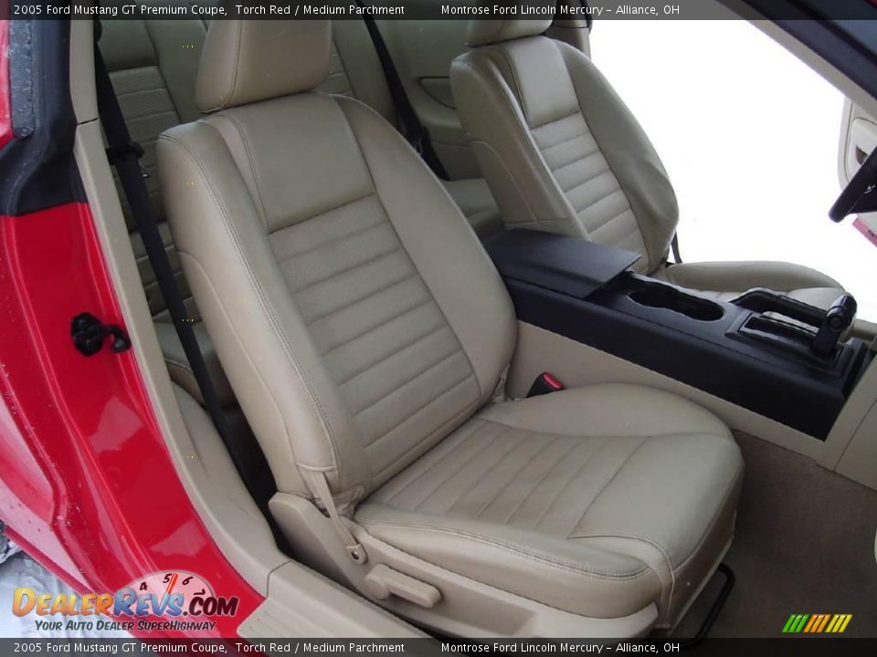 2005 Ford Mustang GT Premium Coupe Torch Red / Medium Parchment Photo #15