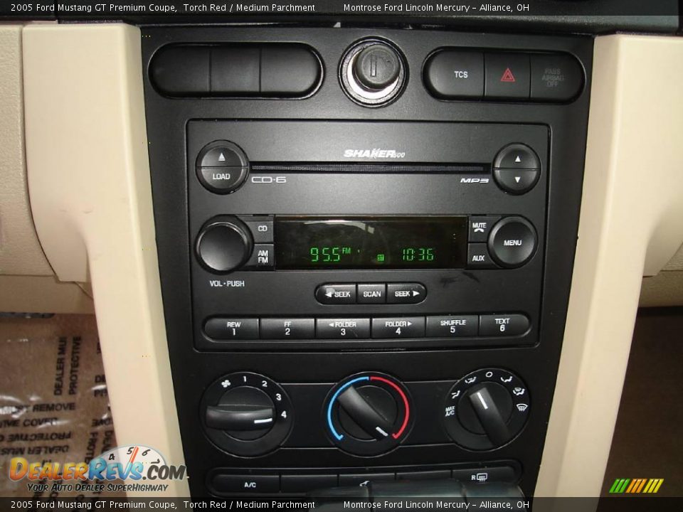 2005 Ford Mustang GT Premium Coupe Torch Red / Medium Parchment Photo #25