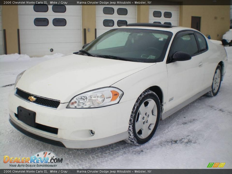 2006 Chevrolet Monte Carlo SS White / Gray Photo #1