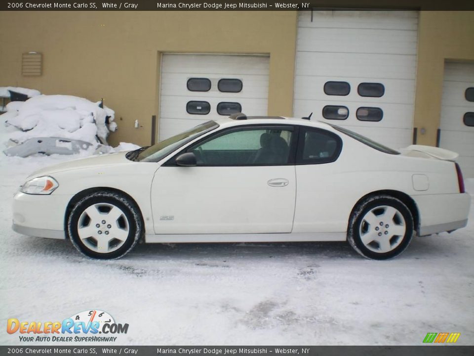 2006 Chevrolet Monte Carlo SS White / Gray Photo #7