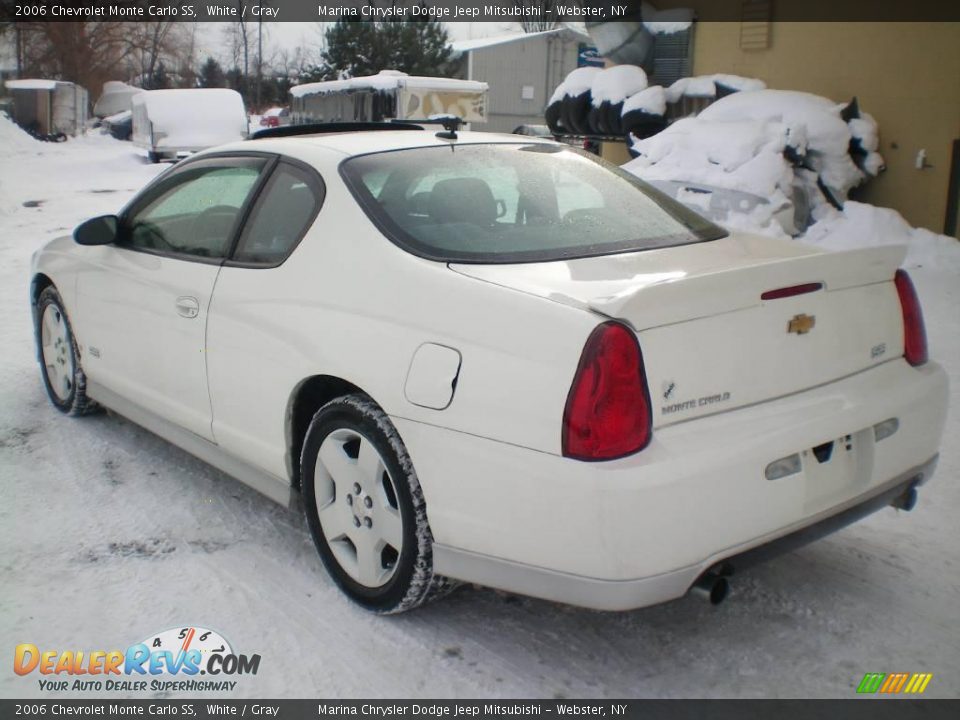 2006 Chevrolet Monte Carlo SS White / Gray Photo #8