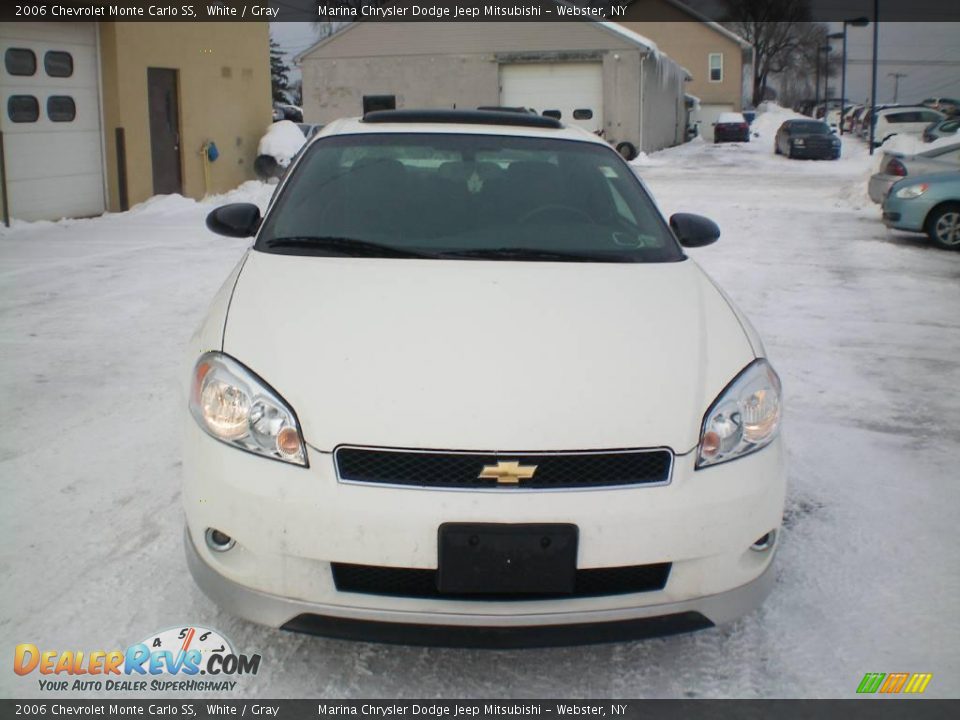 2006 Chevrolet Monte Carlo SS White / Gray Photo #13