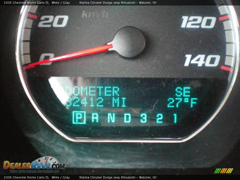 2006 Chevrolet Monte Carlo SS White / Gray Photo #21