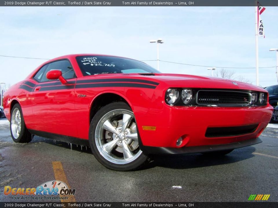 2009 Dodge Challenger R/T Classic TorRed / Dark Slate Gray Photo #1